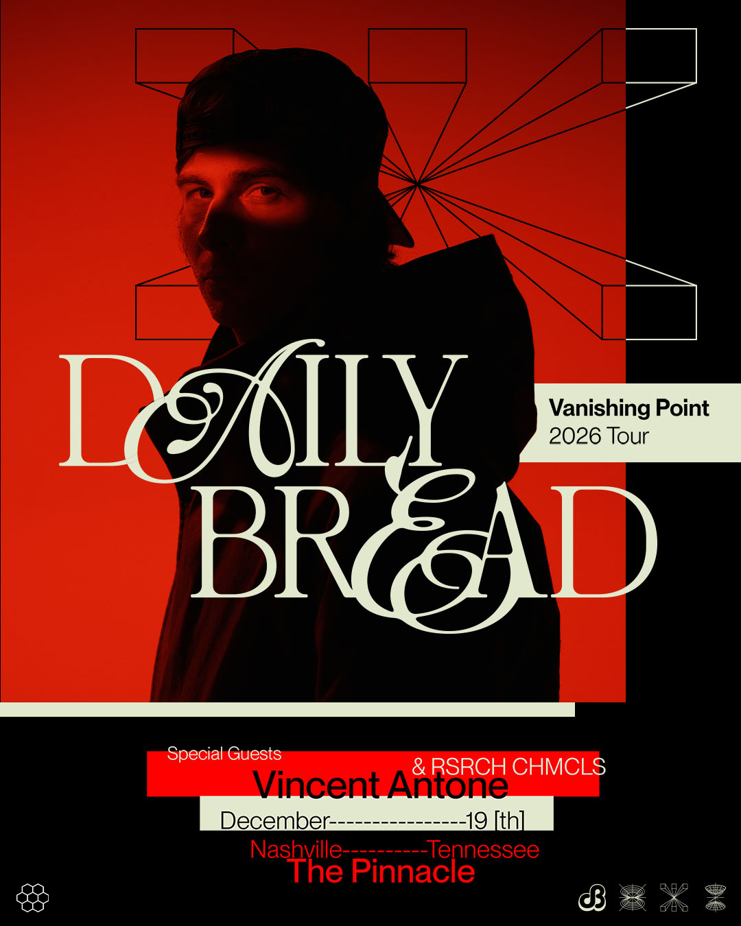 Flyer for Daily Bread - Vanishing Point Tour