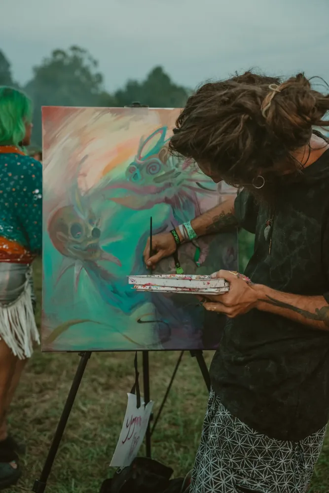 Live painting at Sound Haven