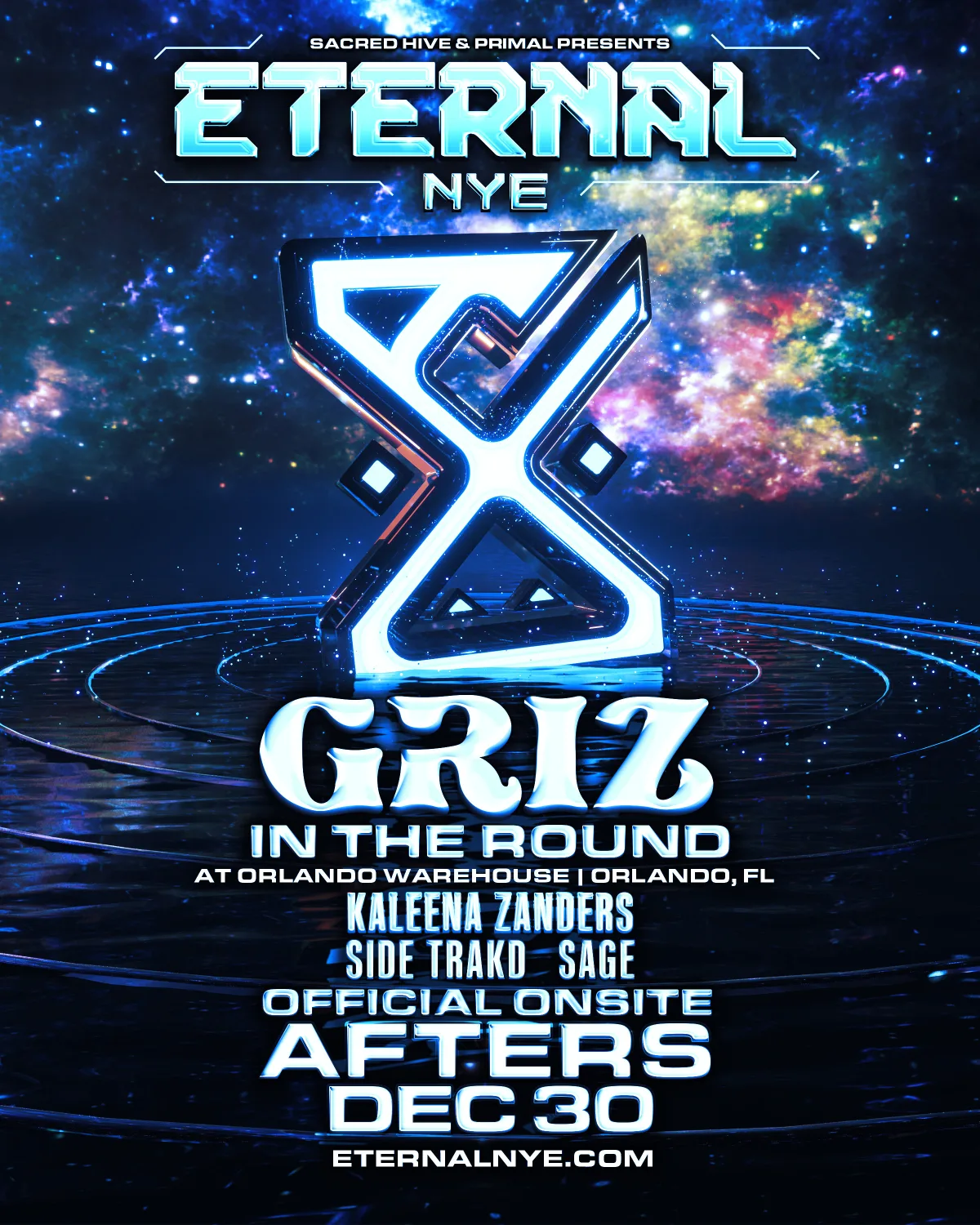 Flyer for Eternal NYE Afters Night 1
