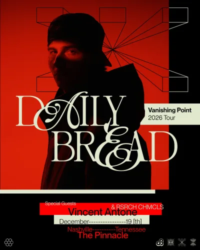 Flyer for Daily Bread - Vanishing Point Tour