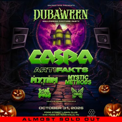 Flyer for DUBAWEEN 2026 - HALLOWEEN COSTUME PARTY