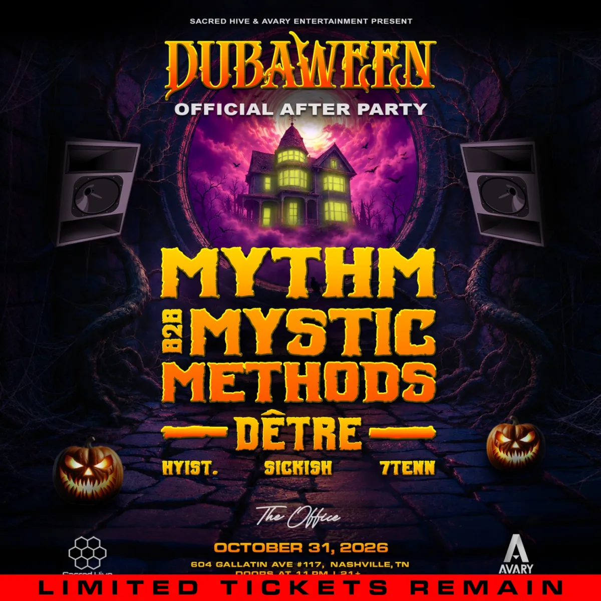 Flyer for Dubaween: Official After Party
